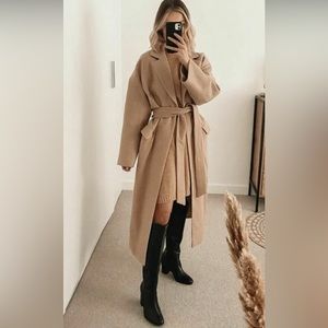 Limited Edition 100% Wool Robe Coat